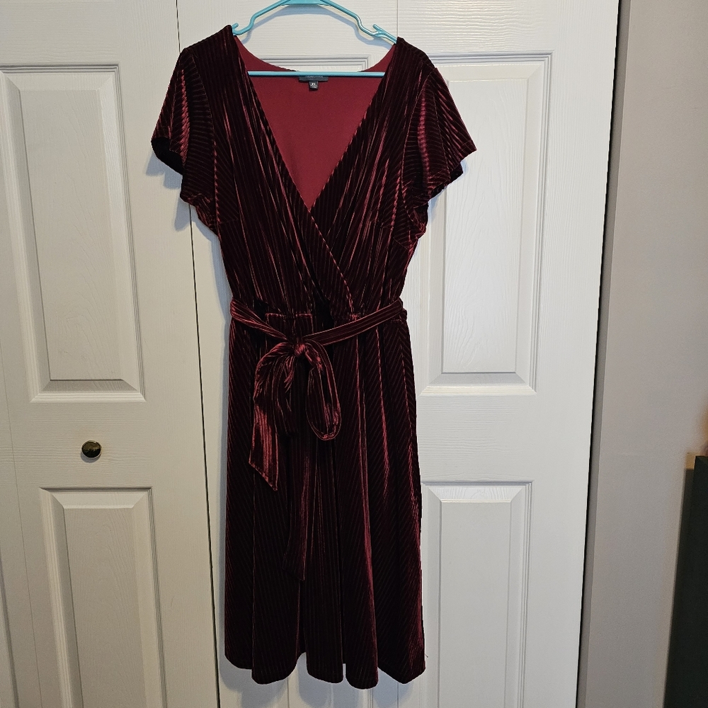 Plus Size Modcloth velvet dress